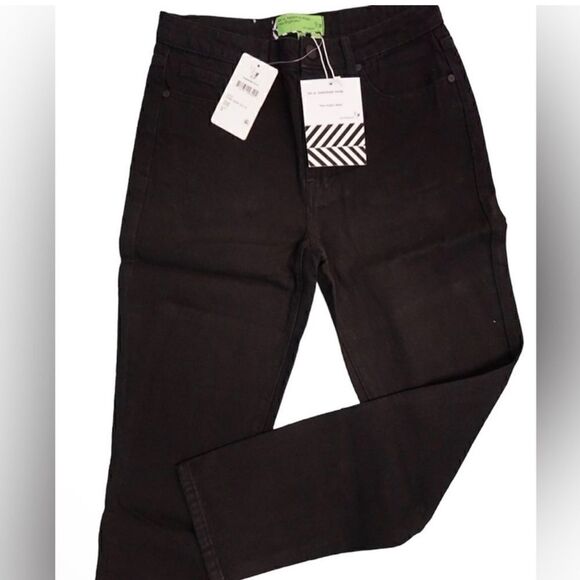 SANDRINE ROSE X FREE PEOPLE BLACK JEANS NWT - Picture 3 of 8